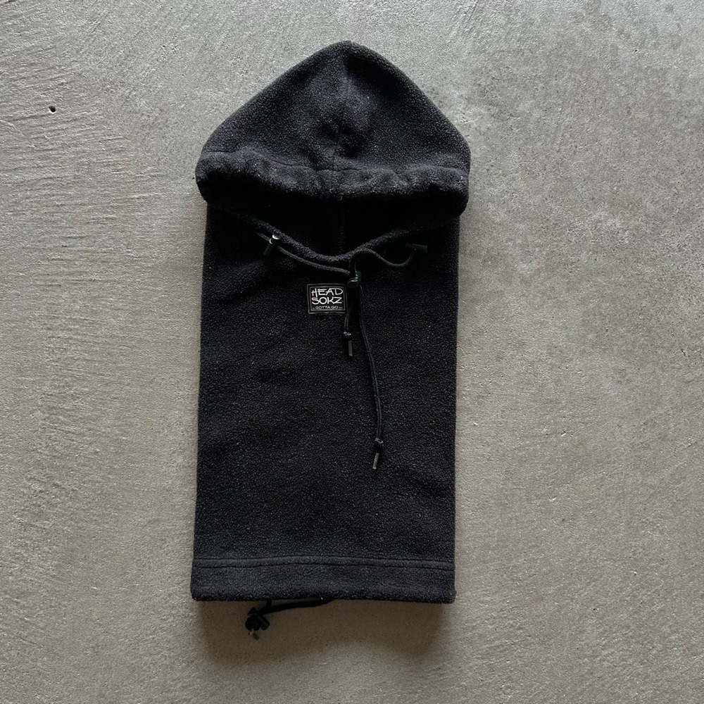 Vintage Head Sokz Full Face Cover Ski Mask Balaclava One Size Black USA Outdoor